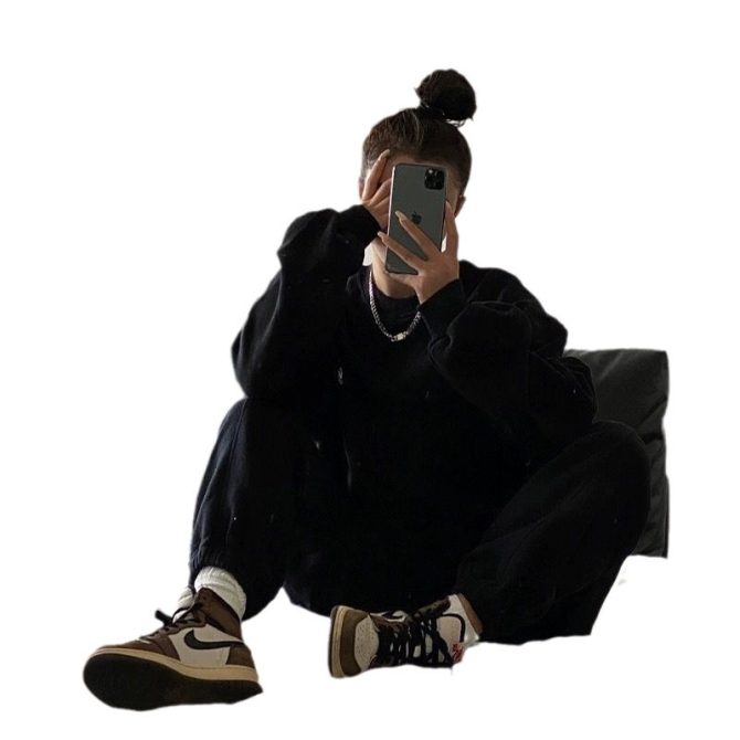 Solid Color Embroidered Tracksuit - Black/White